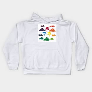 Nature's Primary Colors Rainbow Kids Hoodie